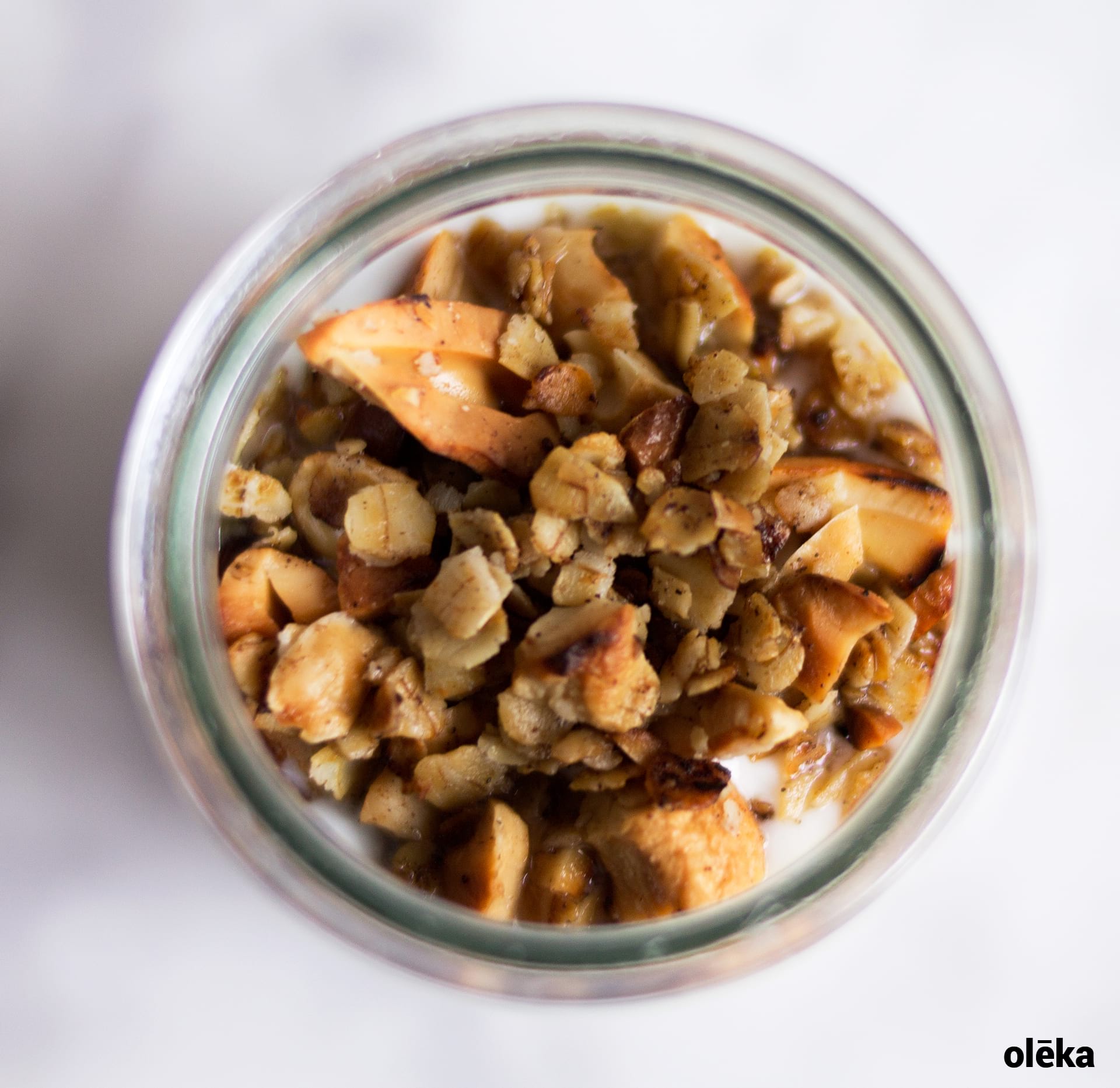 crumble de avena y frutos secos