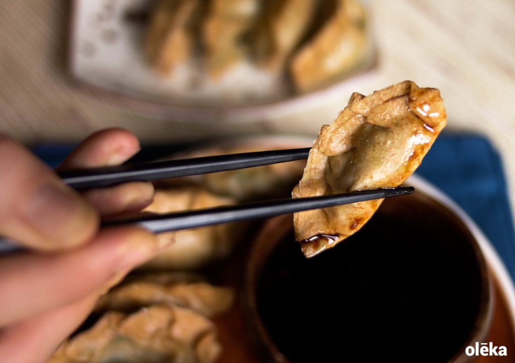 gyozas caseras de verduras