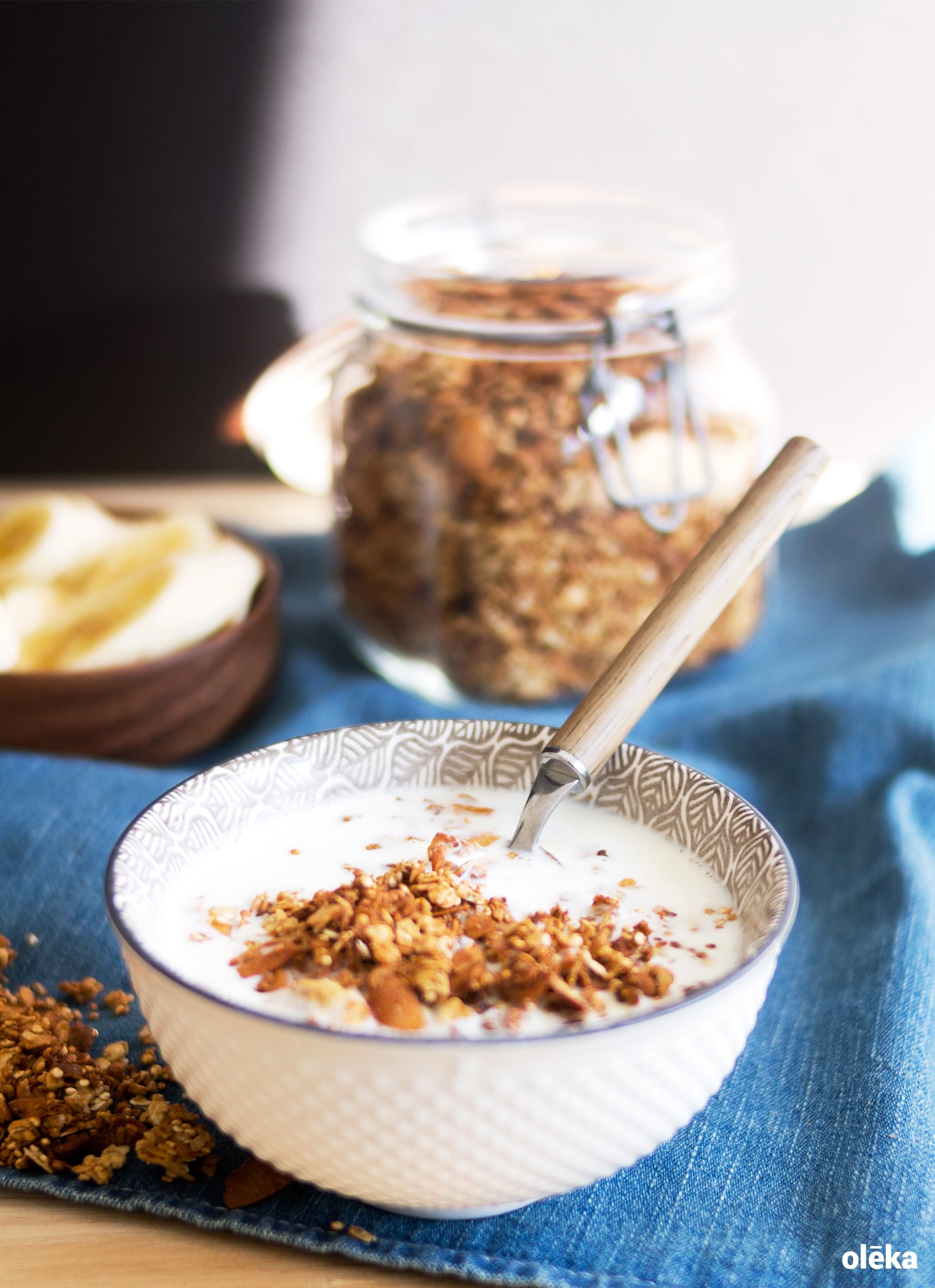 cereales granola de tahini