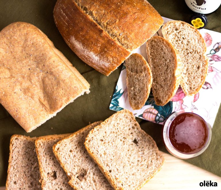 pan de cerveza dos tipos